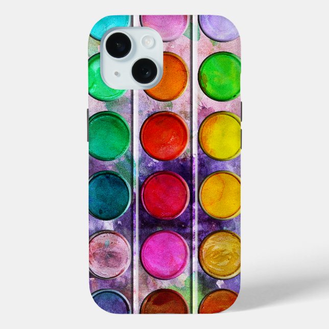 Fine Art Fun Colourful Paint Colour Box Case- C Case-Mate iPhone Case (Back)