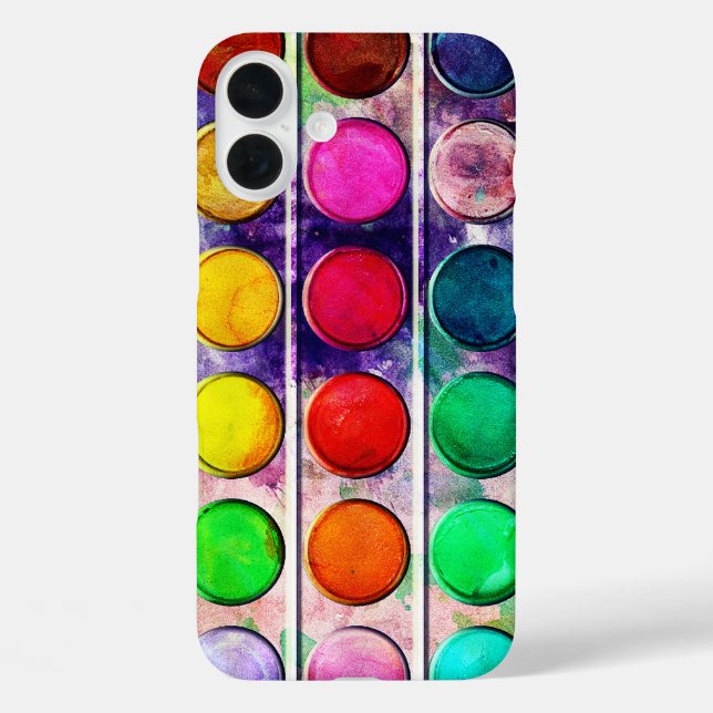 Fine art fun colourful paint colour box Case-Mate iPhone case (Back)