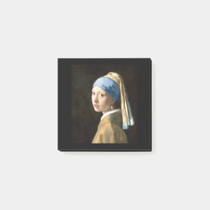Fine Art  Girl with a Pearl Earring by Vermeer Post-it Notes