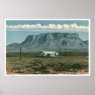 FINE ART ILLUSTRATION SOUTHWEST LANDSCAPE POSTER