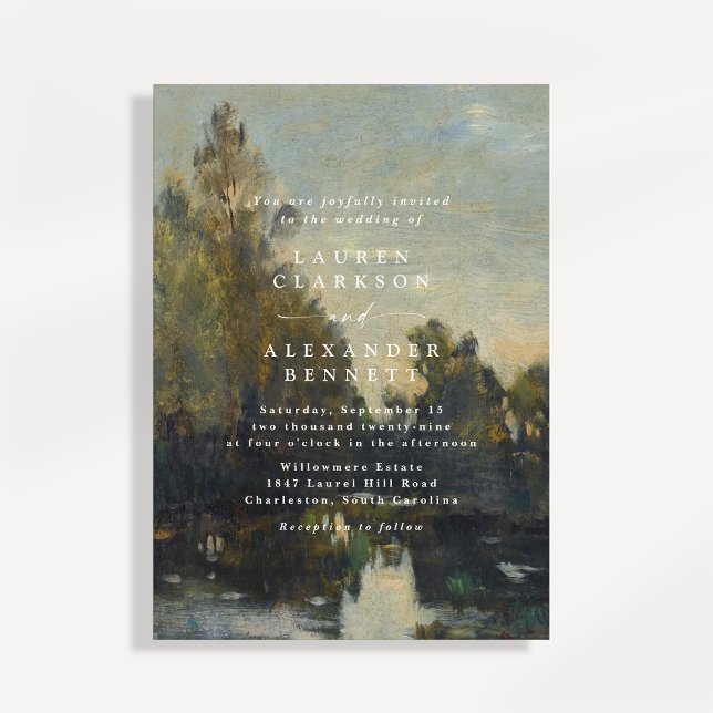 Fine Art Landscape Wedding Invitation (Creator Uploaded)