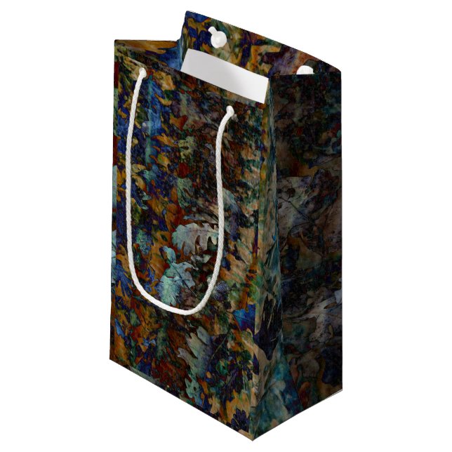 Fine Art Leaves Gift Bag (Front Angled)