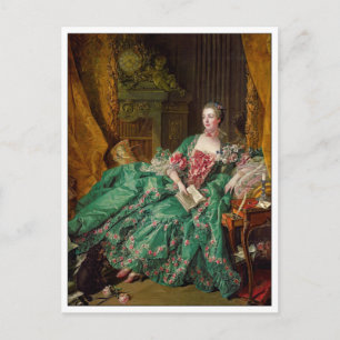 Fine Art Madame de Pompadour by Francois Boucher Postcard
