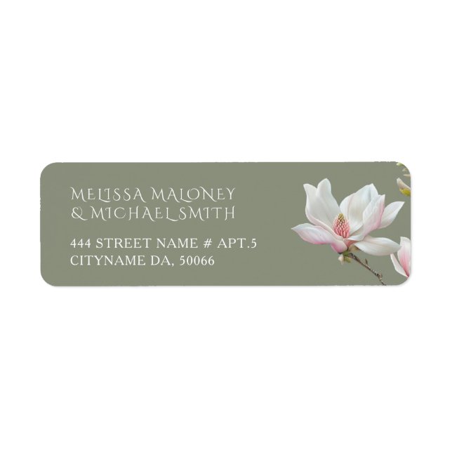 Fine Art Magnolia Flowers |  Wedding (Front)