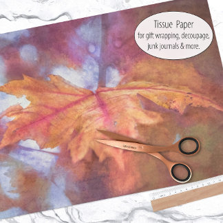 Fine Art Maple Leaf in Autumn Tissue Paper