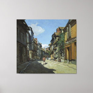 Fine Art Monet Rue de la Bavole Honfleur Canvas Print