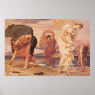 Fine art of Women by the Ocean Poster