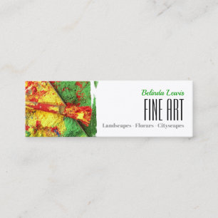 Fine Art Oil Painter Mini Business Card