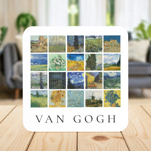 Fine Art Painting Collage Vincent Van Gogh Coaster