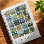 Fine Art Painting Collage Vincent Van Gogh Notebook<br><div class="desc">Notebook featuring a collage of vintage fine art paintings by Vincent Van Gogh</div>