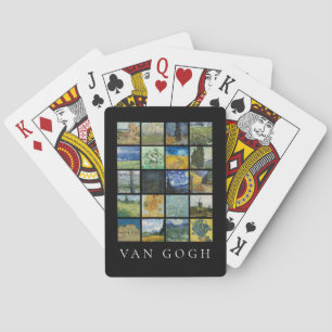 Fine Art Painting Collage Vincent Van Gogh Playing Cards