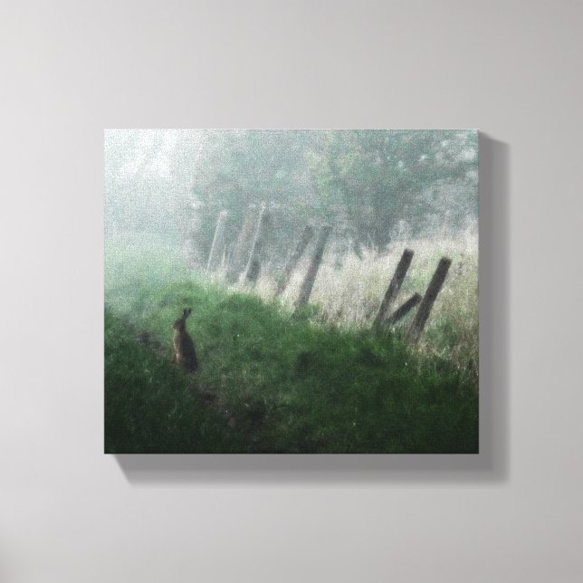 Fine Art Photo Canvas "The Hare I Saw in My Dream" Print (Front)