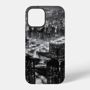 Fine art photography of Hong Kong city in contrast iPhone 12 Case