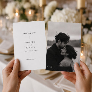 Fine Art Portrait Save The Date Card
