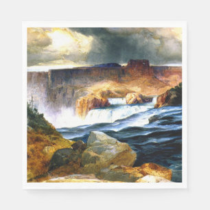 Fine art, Shoshone Falls, Snake River, Idaho Napkin