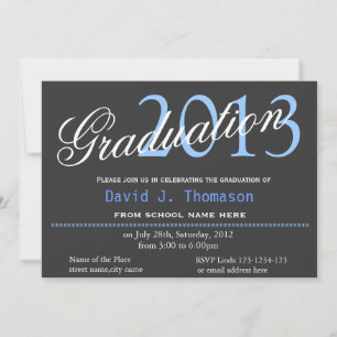 Fine art, Starry Night, classic,stylish graduation Invitation