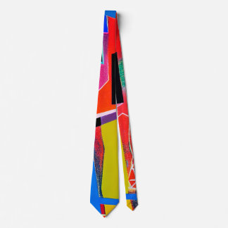 Fine Art Stylish Bold Abstract Modern Art Tie