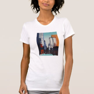 Fine art tee with San Francisco cityscape