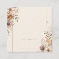 Fine Art Wedding Invitation with Romantic Painted