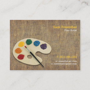 Fine Artist Professional Business Card