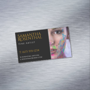 Fine Artist Professional Magnetic Business Card