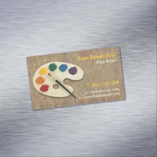 Fine Artist   Professional Magnetic Business Card