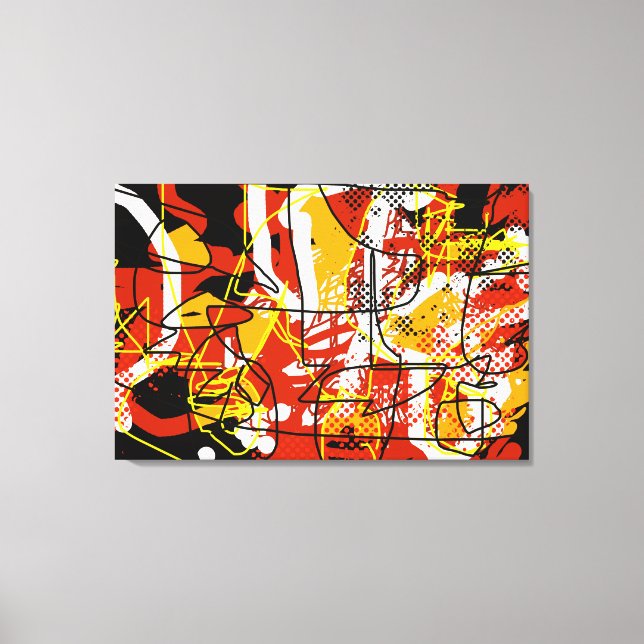 Fine Arts Abstraction  Canvas Print (Front)