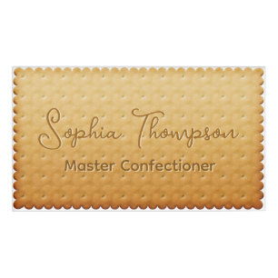 Fine Biscuit Bakery Delicious Cookie Name Tag
