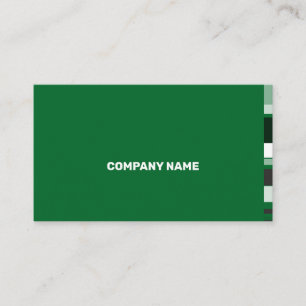 Fine Colour Scale Classic Flat Lateral Stripes Business Card