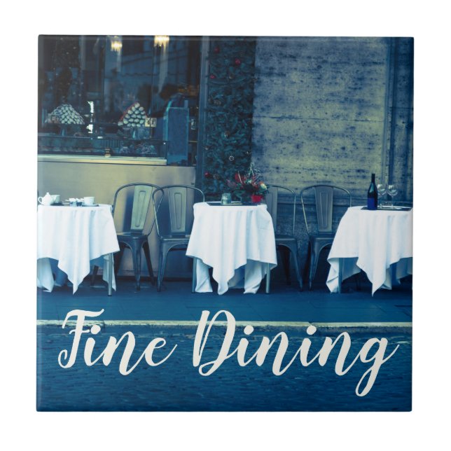 Fine Dining Restaurant for Food Lover and Gourmet Tile (Front)