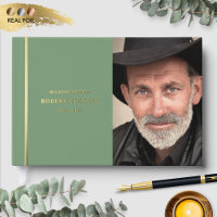 Fine Green and Real Foil, In Loving Memory Funeral