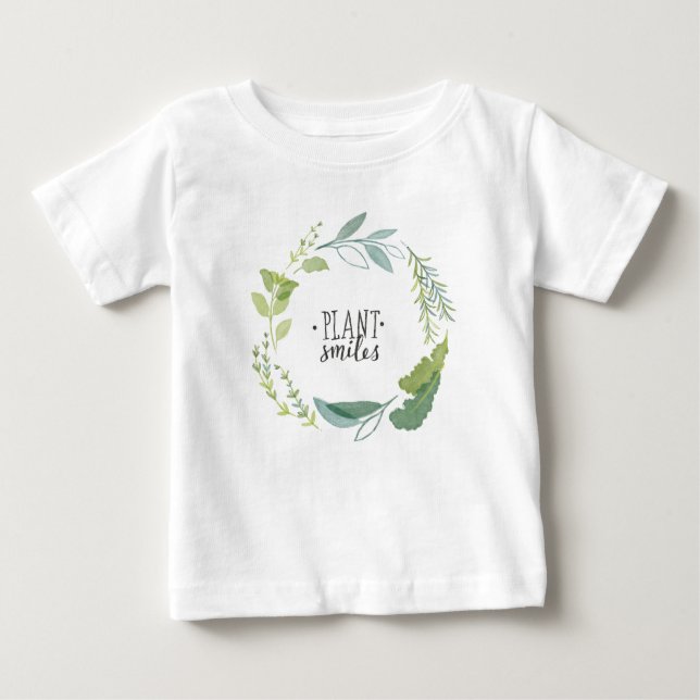 Fine Herbs II | Plant Smiles Baby T-Shirt (Front)