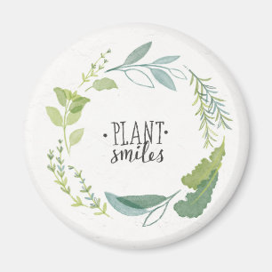 Fine Herbs II Plant Smiles Magnet