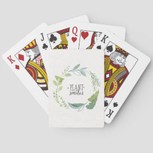 Fine Herbs II Plant Smiles Playing Cards