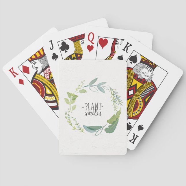 Fine Herbs II | Plant Smiles Playing Cards (Back)