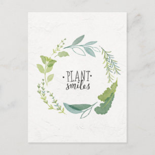 Fine Herbs II Plant Smiles Postcard