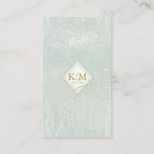 Fine Lines Gold Abstract Wishing Well Sage ID867 Enclosure Card