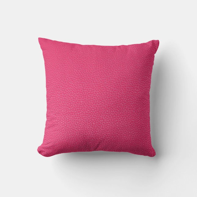 Fine Luxury Pink Cloth Texture. Cushion (Front)
