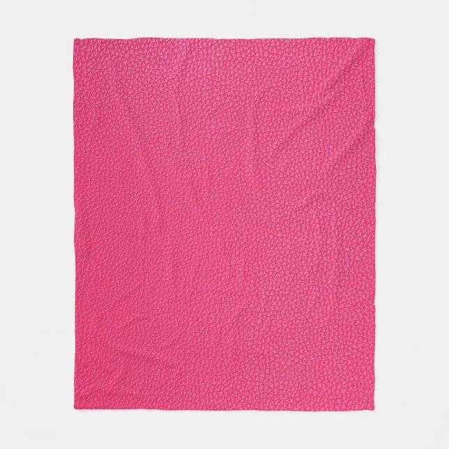 Fine Luxury Pink Cloth Texture. Fleece Blanket (Front)