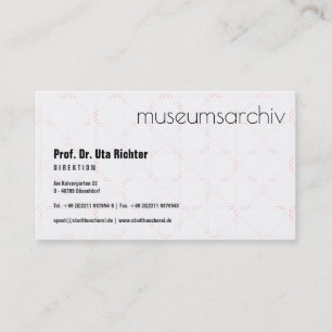 Fine mast business card