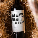 Fine Print | Personalised Pregnancy Announcement Wine Label<br><div class="desc">You’ve just found out the great news—you’re expecting! While the thought of bringing a beautiful little baby into the world sinks in, you’re also wondering, “how do I tell my family and friends?” There are many ways to announce a pregnancy and no wrong way to go about it. Customise Wine...</div>