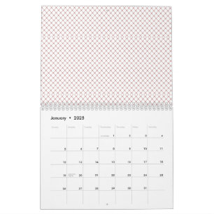 Fine, repeating, diamond-shaped mesh pattern with calendar