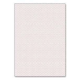 Fine, repeating, diamond-shaped mesh pattern with table number