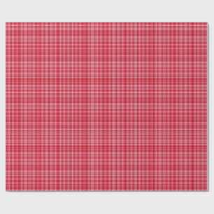Fine Ruby Plaid Wrapping Paper
