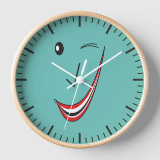 Fine smile B0. Clock