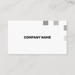 Fine White Contemporary Transparency Business Card