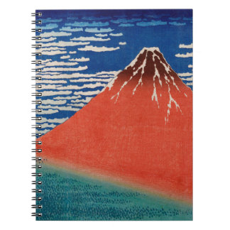 Fine Wind, Clear Morning (Red Fuji) Notebook