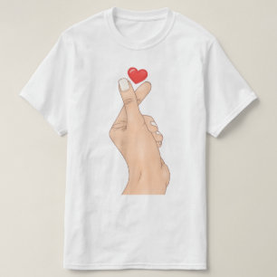 Finger Heart Hand T-Shirt