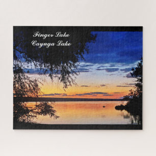FINGER LAKE CAYUGA LAKE JIGSAW PUZZLE