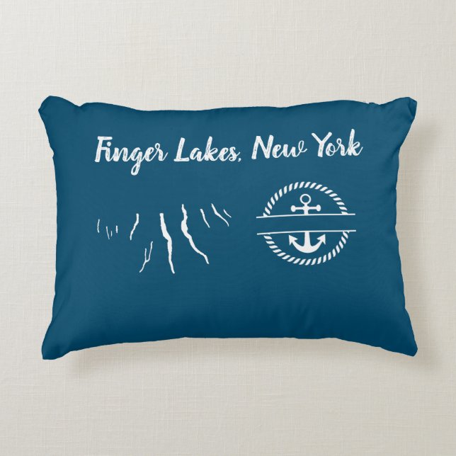 Finger Lakes Accent Pillow (Front)